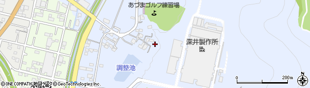 栃木県足利市大月町周辺の地図
