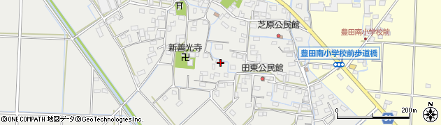 栃木県小山市卒島周辺の地図