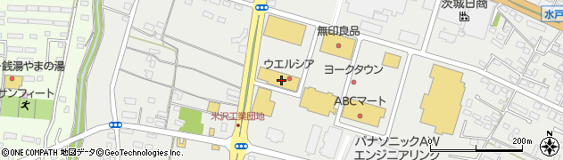 茨城県水戸市元吉田町1030周辺の地図