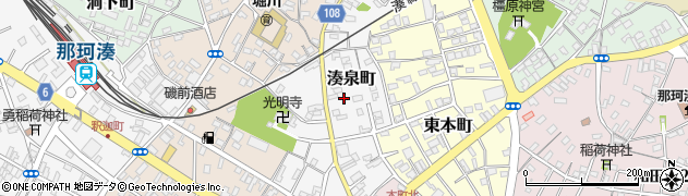 茨城県ひたちなか市湊泉町周辺の地図