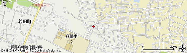 群馬県高崎市八幡町1319周辺の地図