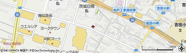 茨城県水戸市元吉田町1307周辺の地図