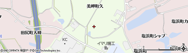 石川県加賀市美岬町（元千崎ル）周辺の地図