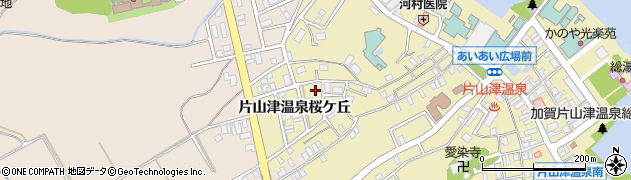 石川県加賀市片山津温泉桜ケ丘50周辺の地図