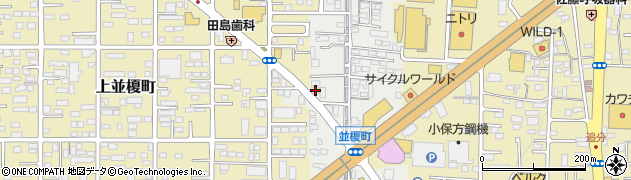 株式会社石田屋　オネスティハウスくらしのギャラリー高崎店周辺の地図