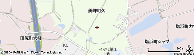 石川県加賀市美岬町（ユ）周辺の地図
