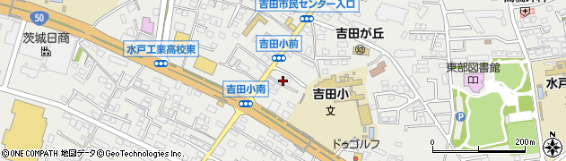 茨城県水戸市元吉田町1542周辺の地図