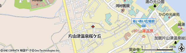 石川県加賀市片山津温泉桜ケ丘27周辺の地図
