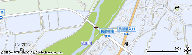 長瀬橋周辺の地図