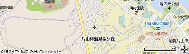 石川県加賀市片山津温泉桜ケ丘37周辺の地図