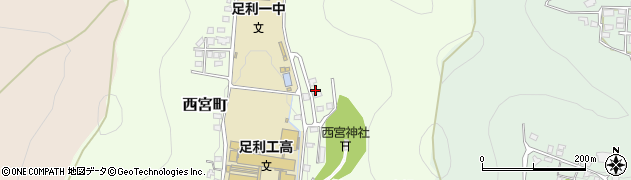 栃木県足利市西宮町2966-24周辺の地図