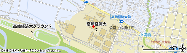 高崎経済大学周辺の地図