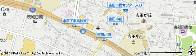 茨城県水戸市元吉田町1428周辺の地図
