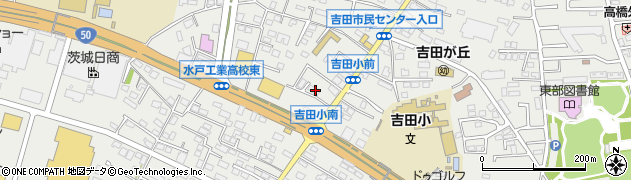 茨城県水戸市元吉田町1423周辺の地図