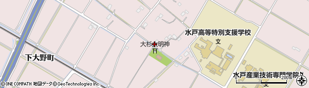 茨城県水戸市下大野町4164周辺の地図
