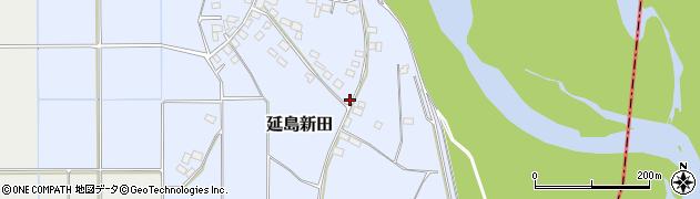 栃木県小山市延島新田608周辺の地図