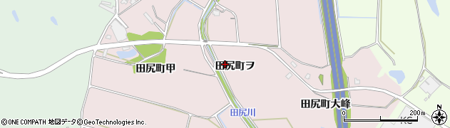 石川県加賀市田尻町（ヲ）周辺の地図