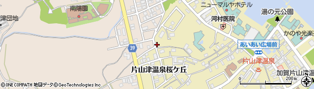 石川県加賀市片山津温泉桜ケ丘35周辺の地図