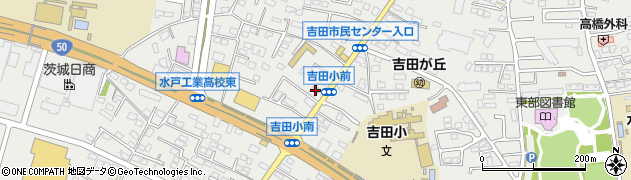 茨城県水戸市元吉田町1420周辺の地図