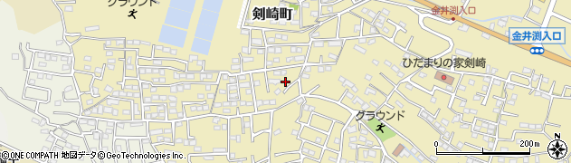群馬県高崎市剣崎町637周辺の地図