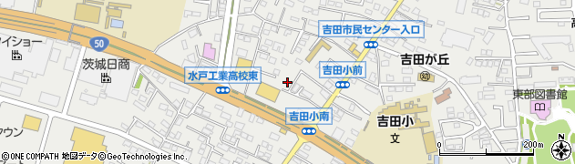 茨城県水戸市元吉田町1424周辺の地図