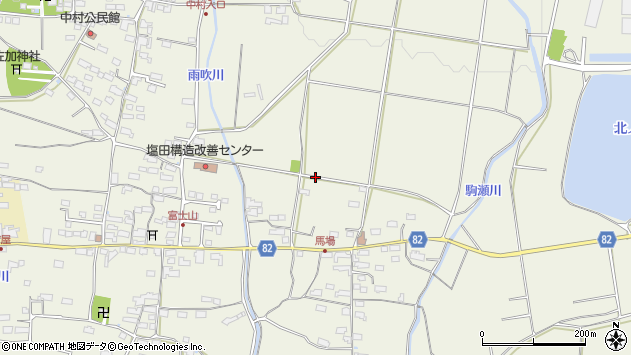 〒386-1212 長野県上田市富士山の地図