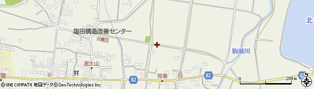 長野県上田市富士山周辺の地図