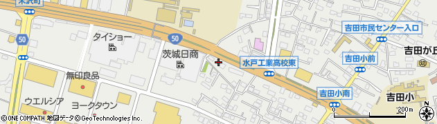 茨城県水戸市元吉田町1316周辺の地図