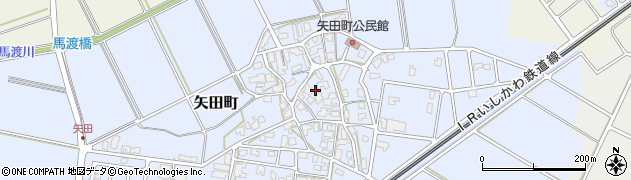 石川県小松市矢田町（イ）周辺の地図