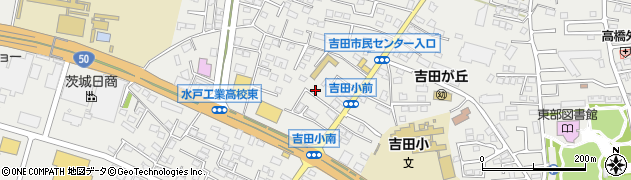 茨城県水戸市元吉田町1419周辺の地図