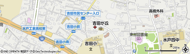 茨城県水戸市元吉田町1740周辺の地図