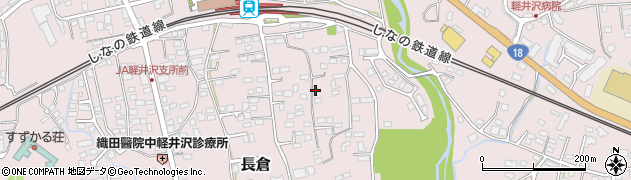 軽井沢中央教会周辺の地図