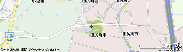 石川県加賀市田尻町（井）周辺の地図