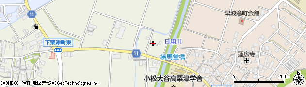 石川県小松市下粟津町（り）周辺の地図