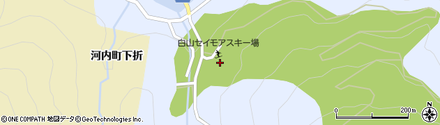 石川県白山市河内町内尾（ロ）周辺の地図
