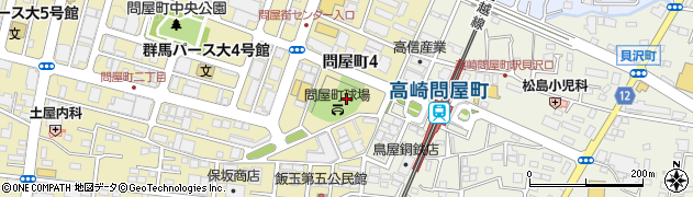 高崎問屋町駅問屋口自転車駐車場周辺の地図
