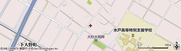 茨城県水戸市下大野町4153周辺の地図