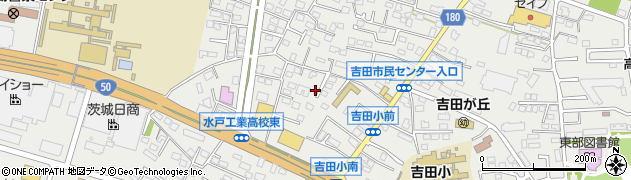 茨城県水戸市元吉田町1329周辺の地図