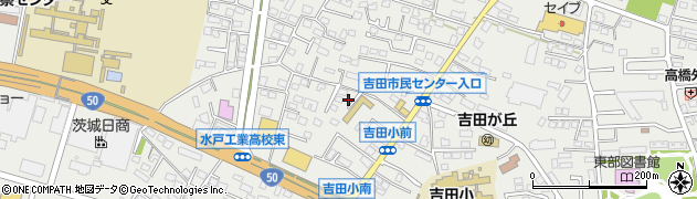 茨城県水戸市元吉田町1417周辺の地図