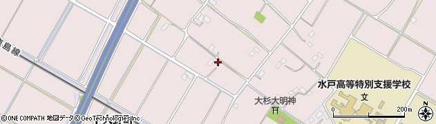 茨城県水戸市下大野町4055周辺の地図