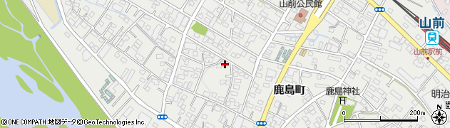 栃木県足利市鹿島町周辺の地図