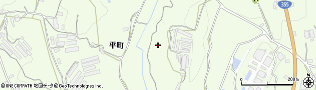 茨城県笠間市平町周辺の地図