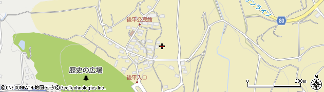 長野県小諸市菱平（後平）周辺の地図