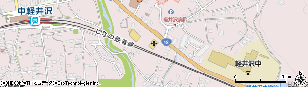 長野トヨタ自動車軽井沢店周辺の地図