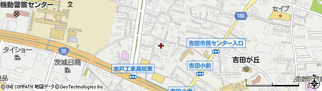 茨城県水戸市元吉田町1328周辺の地図