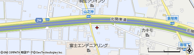 有限会社木間製作所　太田工場周辺の地図