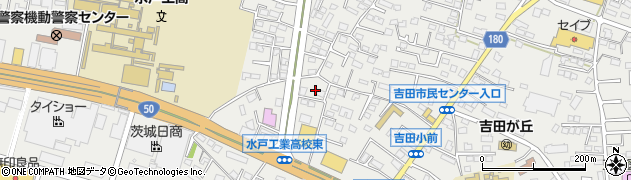 茨城県水戸市元吉田町1324周辺の地図