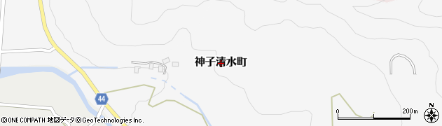 石川県白山市神子清水町周辺の地図