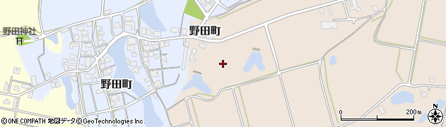 石川県加賀市潮津町（金場山）周辺の地図