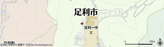 栃木県足利市西宮町3799周辺の地図